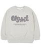 UNION GARMENTS Lightface Fleece-Lined Oversized Sweatshirt Oatmeal
