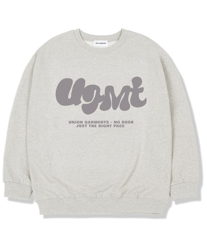 UNION GARMENTS Lightface Fleece-Lined Oversized Sweatshirt Oatmeal