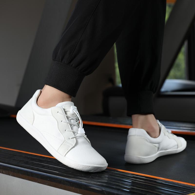 Men  Casual Flats Wide Palm Driving Shoes Women Orthopedic Shoes White Yoga Fitness Shoes Large Size