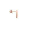 [Basic] Square Bar 5, 7, 10mm 10K / 14K Gold Piercing