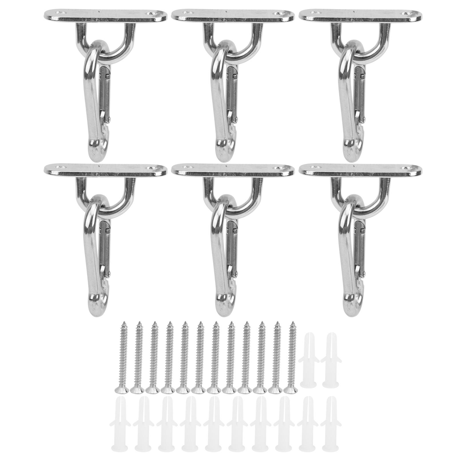 

Нержавеющая сталь пластина фиксированный крючок пряжка для йоги подвесной качели вешалка гамак аксессуар