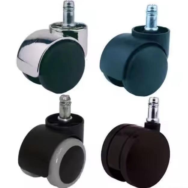 SGY Contemporary Polyurethane 2-Inch PP Wheels Swivel Casters Brake for Office Hotel Hospital Living Room Use Easy Installation