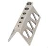Tube Drill Jig Fixture Stainless Steel Triangle Window Cutouts for Compact Cylinder Round