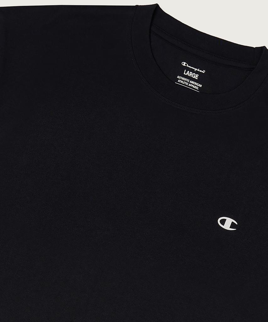CHAMPION [2-Pack] Relaxed Fit Crew Neck T-Shirt Black/Black