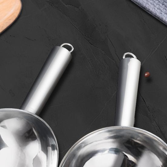 Stainless Steel Multi-Use Shovel Heavy-Duty Ice Food Pet Food Shovel Rust-Resistant & Easy-Clean Kitchen Shovel for Kitchen BBQ Pet Feeding
