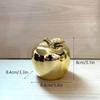 1 buc Figurine Ceramice Măr Auriu pentru Interior Europa Ornamente Decor Fructe Acasă Birou Decor Desktop Accesorii