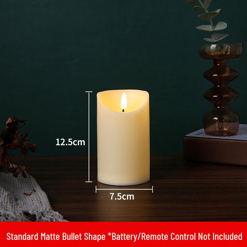 LED Simulated Candle Lamp for Qixi Festival & Valentine's Day Decor