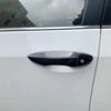 For Toyota Corolla LHD 2014 2015 2016 2017 2018 ABS Chrome Carbon Fiber Black DOOR HANDLE COVER TRIMS CAR STYLING ACCESSORIES