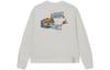 Skateboard Sweatshirt Men's Ecru AWDS165-2