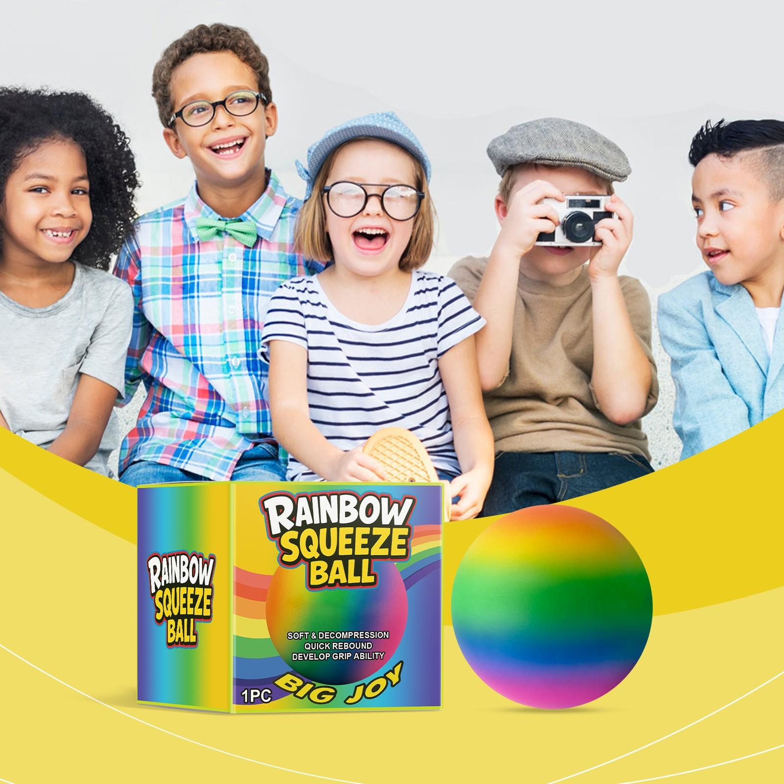 

Снимающий стресс мячик, веселое сжимание, медленная игрушка для снятия стресса, мягкое резиновое сжимание One Size