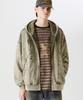 Felpa con zip oversized effetto distressed pigmentato Trillion [Kaki Chiaro]