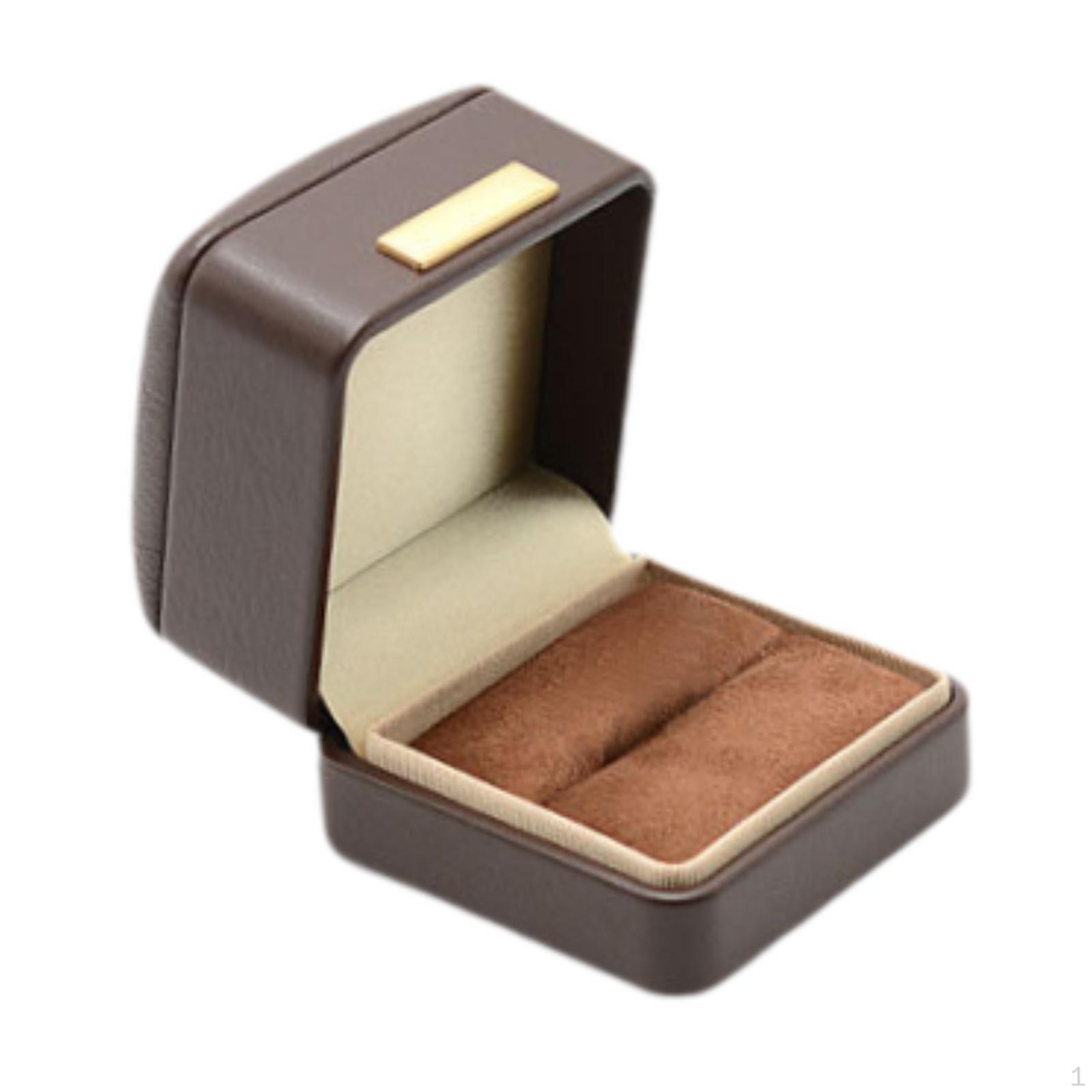 

Шкатулка для ювелирных изделий, элегантный контейнер для свадебного подарка, портативный небольшой сувенир 6.5cmx6.5cmx6cm