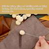 Metal Handle Leather Wool Balls Brush Dyeing Sponge Painting Brush  Painting Applications