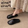 Women's 2025 Summer-Autumn Non-slip Low Heel Half Slippers: Versatile Beach Sandals