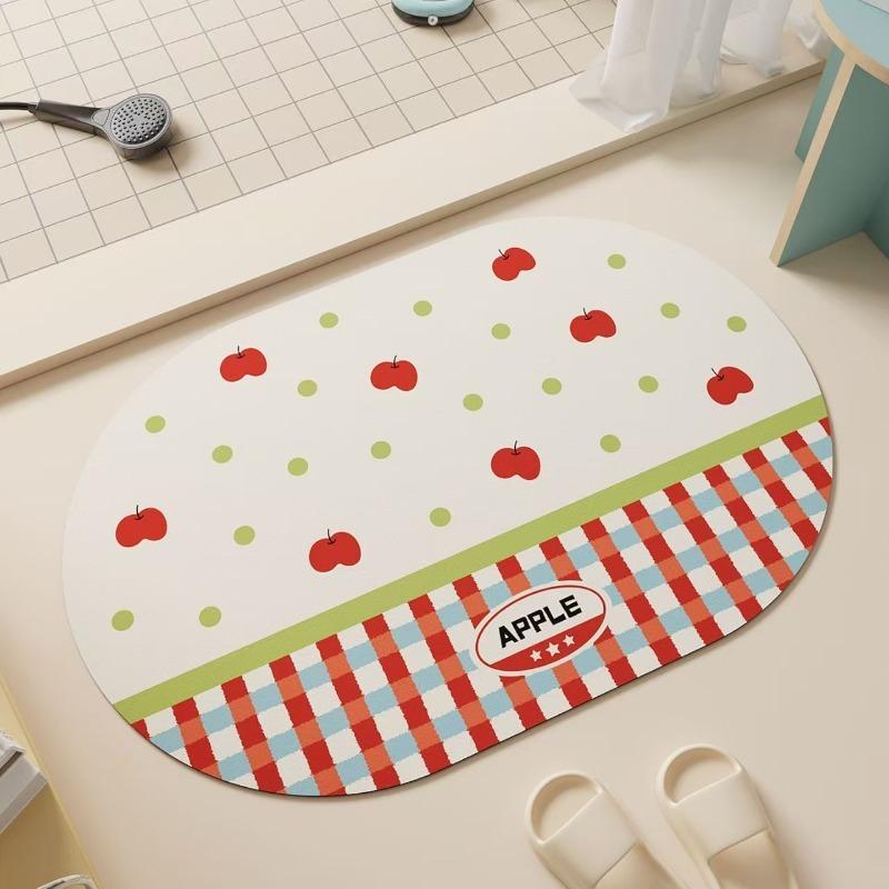 Alfombrilla absorbente de barro de diatomeas para baño, felpudo para inodoro, alfombrilla de suelo para inodoro, alfombra de inodoro