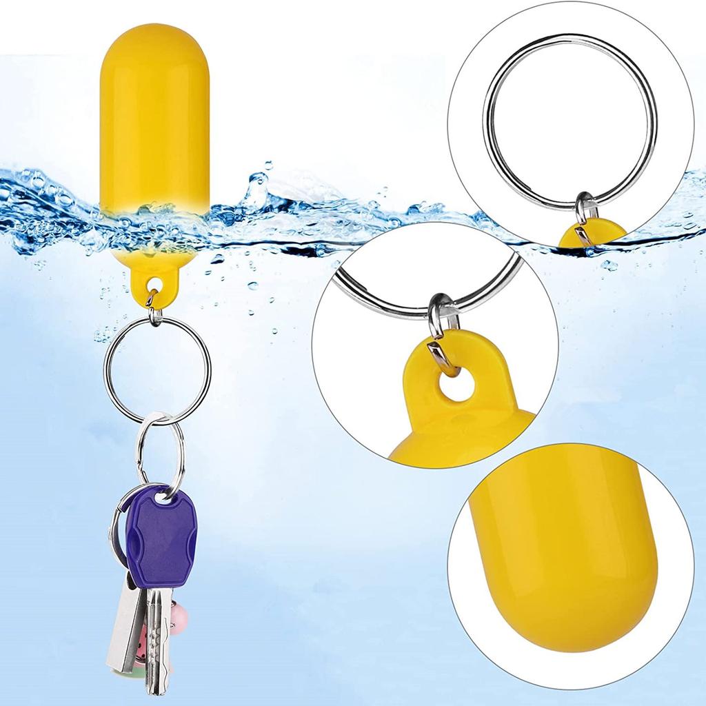 2 Stück Schaumstoff Schlüsselanhänger Halter Schwimmend Zurück Hängend Kajak Schlüsselanhänger Marine Schwimmfähig Segelns Schwimmender Anhänger Angel Schlüsselanhänger