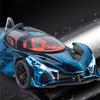 1/24 Apollo Project EVO Legierungs-Sportwagenmodell Diecasts Metall Galvanisiert Rennwagen Fahrzeuge Modell Ton Licht Kinderspielzeug Geschenk