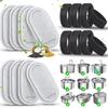 8 Stuks Vervangingsfilters Pre-Filter Sponsjes Set voor Roestvrij Staal 108/3.2L & 67oz/2L Verstelbare Waterstroom Huisdier Waterfontein