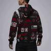 Jordan Essentials Fleece Printed Hoodie Men Tops Black Campus-Red HM7255010
