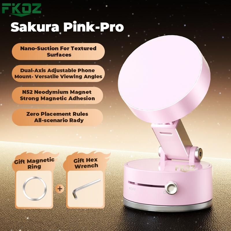 Universal Magnetic Phone Holder Vacuum Nano Suction Cup Foldable Car Home Multifunctional Stand Mobile Phone Mount розовый