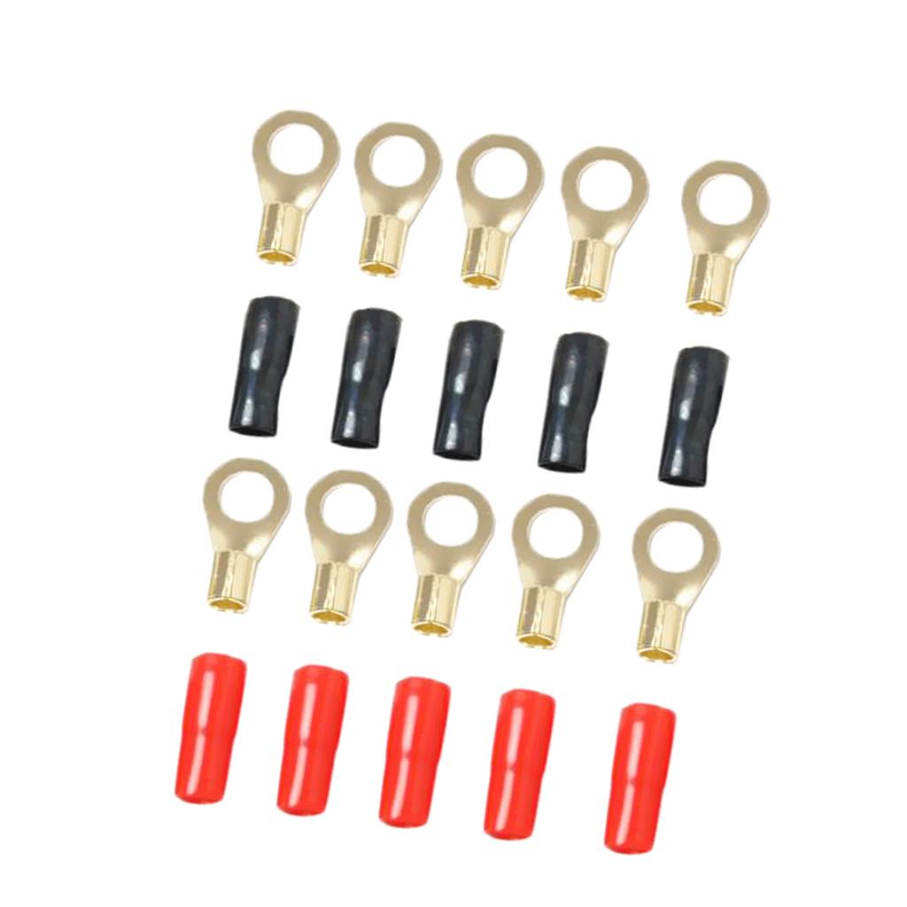 10 Pairs 8 AWG &Fork Terminals Wire Cable Connectors