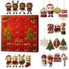 Christmas Advent Calendar, 24-day Advent Calendar Holiday Countdown Collection, Pendant Box Suitable For Christmas Surprise Gifts