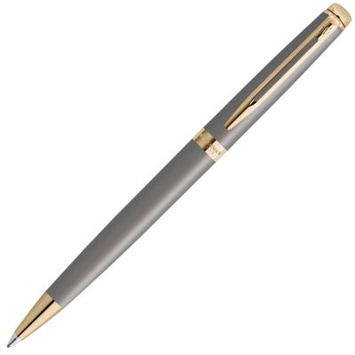 WATERMAN Kugelschreiber Metropolitan Essential Stone Gray GT, feine Spitze, Geschenkbox, Geschenk, Luxus, offizielles reguläres Importprodukt, 2217936, auf Ölbasis
