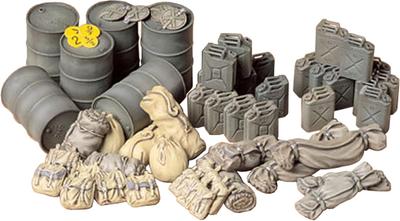 Tamiya 1/35 Seria miniatur wojskowych nr. 229 Aliancki Zestaw Akcesoriów do Pojazdów Model Plastikowy 35229