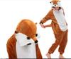 Herbst und Winter Animation Sakuragi Blütenweg Cartoon Tier Einteiler Pyjama Flanell Afrikanisches Mangusten Herren und Damen Langarm Loungewear
