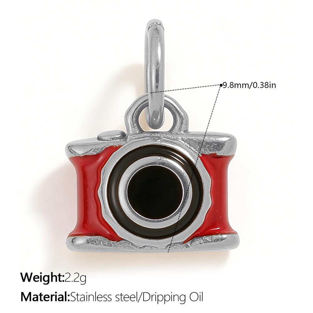 Yori 1Pc Exquisite Waterproof Castle Rocking Horse Shaped Pendant for Women Charms Golden DIY Accessories StainlessSteel Jewelry