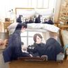 2024 Die Gefahren in meinem Herzen Bettwäscheset Einzelbett Twin Full Queen King Size Bettset Erwachsener Kind Schlafzimmer Bettbezugsets Anime Bett