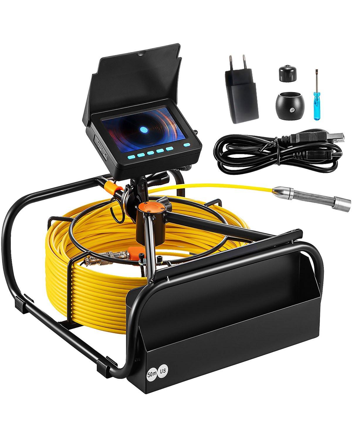 VEVOR Sewer Camera, 164 ft/50 m