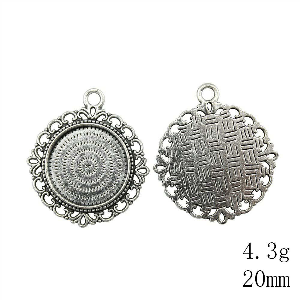 Bijuterii și Accesorii de Ziua Mamei Potrivite pentru Cabochon de Sticlă Rotund 20mm Bază Setare Tavă Bezel Piese Accesorii Bijuterii Accesorii pentru Bărbați
