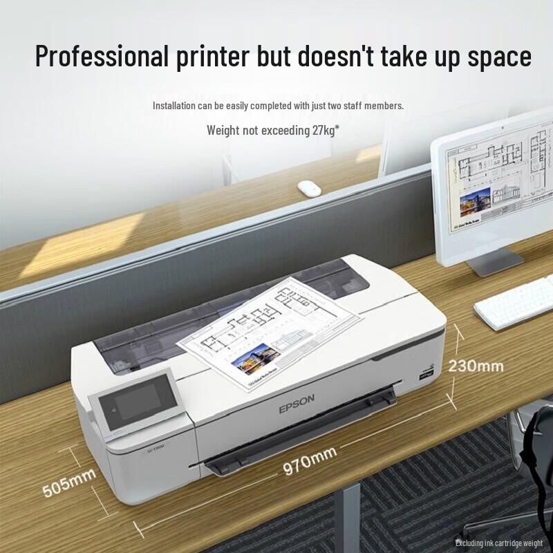 Epson SC-T3180N A1+ 24-inch Large Format CAD Printer CN plug (adapter included)