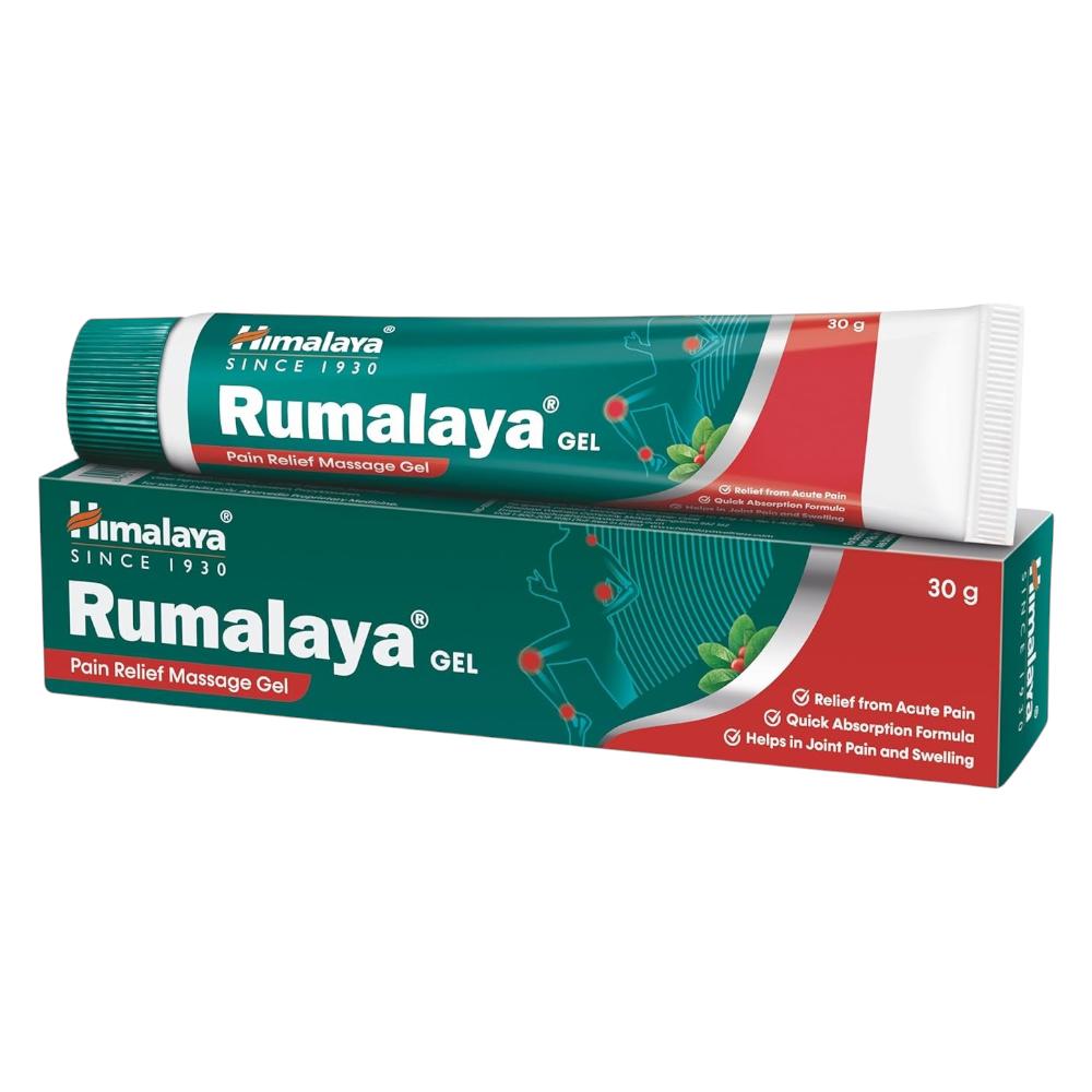 Himalaya Rumalaya Gel 30G Quick Relief For Body Pain Knee Pain Back Pain Muscle Discomfort Joint Stiffness Swelling Relief Ayurvedic Formula