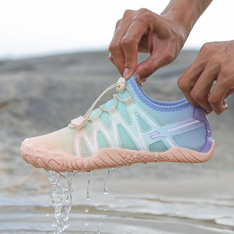 Beach Wading Sneakers Aqua Shoes for Women Men Barefoot Water Sports Shoes Outdoor Wading Shoes for Surfing Swimming Fishing