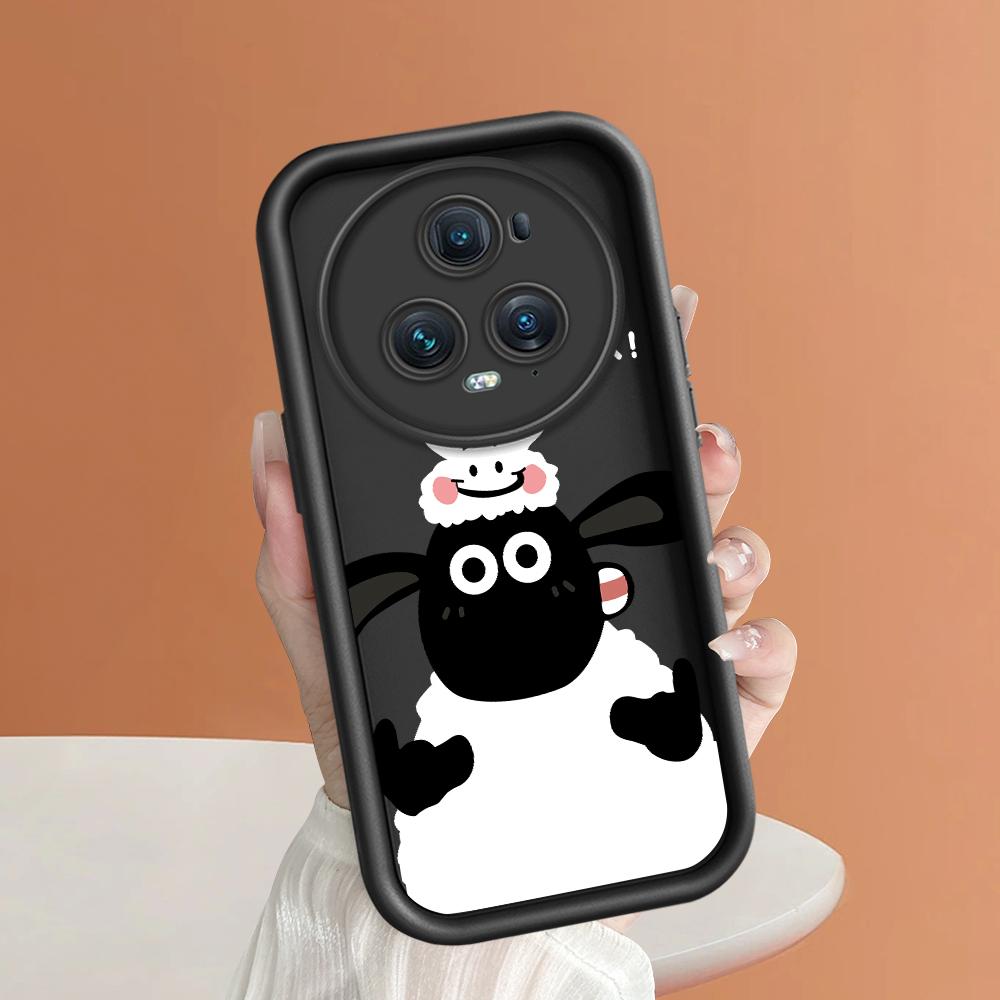 Miękki silikonowy kwadratowy wzór drabiny drukowany na telefonie obudowa pełna osłona aparatu odporna na wstrząsy gumowa obudowa ochronna dla Huawei Honor