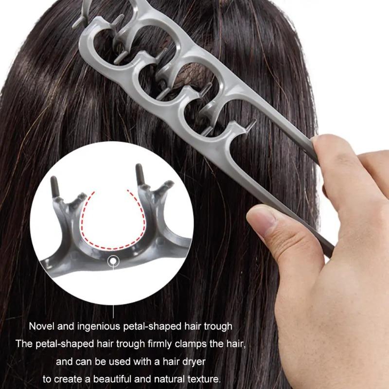 Volumizing Texture Comb Salon Wide Tooth Hair Styling Comb for Men & Women, Fluffy Curly Hair Comb for Volume & Fringe Parting