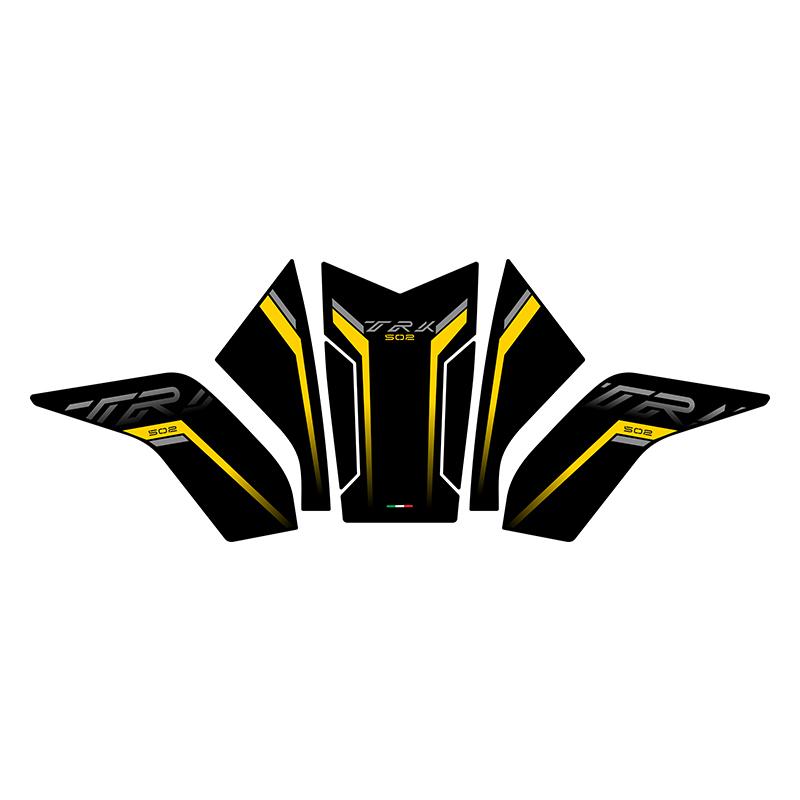 For Benelli TRK 502-502X Fuel Tank Area Protection Stickers Kits Of Motorcycle Accessories Decoration 3M Back Glue Refit Decals