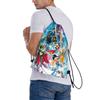 Custom Saint Seiyas Drawstring Backpack Sports Gym Bag for Women Men Anime Training Sackpack