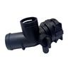 Three-Way Coolant Fitting Coolant Hose T-Connector For Cracked Hose Replacement Heat-Resistant Plastic Engine Coolant
