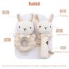 Cartoon Animals Newborn Comfort Toy Soft Infant Rattle Cute Baby Hand Shaker