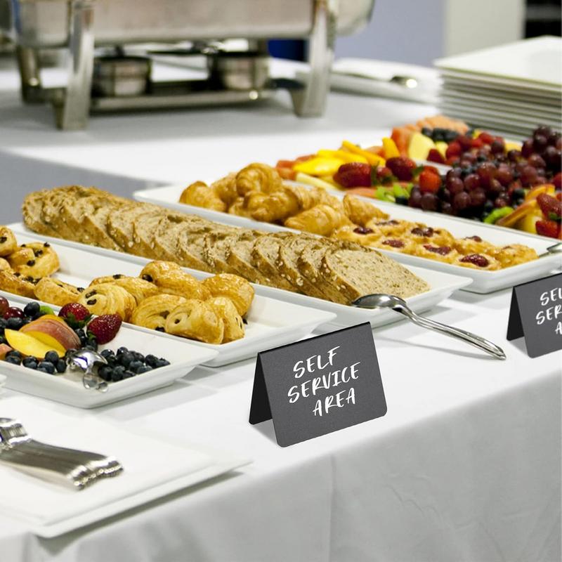 15 Pack Mini Chalkboard Signs for Chalk Sign for Food Party Buffet Table Sign Chalkboard Wedding Bakery Small Chalkboard Sign