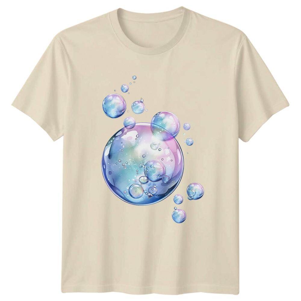 Bubbles Art TShirt Underwater Nature Marine Gift For Him And Her