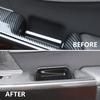 Carbon Fiber Style Inner front Door Handle Bowl Cover Trims for Ford F-150 +