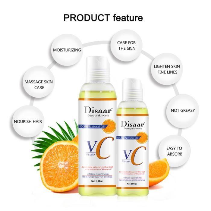 100ml - Disaar-Essential Oil for the Body with Vitamin C, Moisturizing, Whitening, Anti-acne Product, a