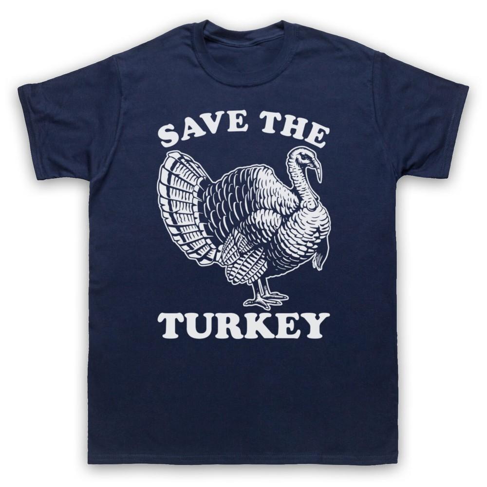 Save The Turkey Thanksgiving Animal Rights Protest Mens And Womens T-Shirt