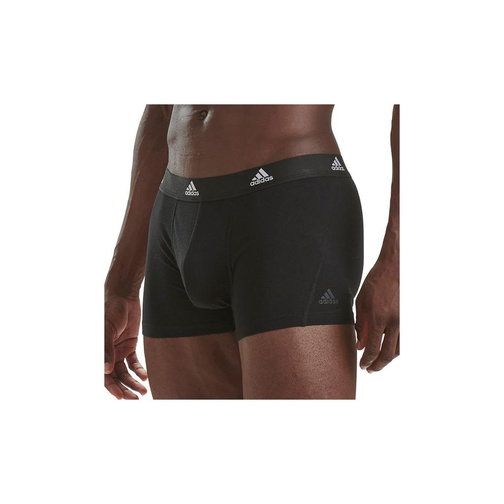 adidas Letter Quick-Dry Boxer Briefs 3-Pack Men Underwear Black 4A1M02-000