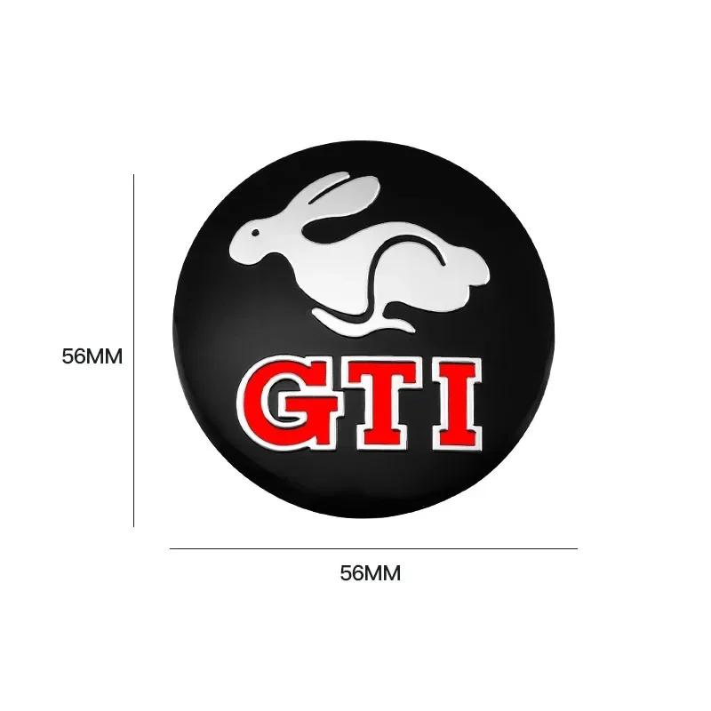 Pro VW Volkswagen Jetta MK5 Golf 4ks 56mm Samolepky na kola auta Středové krytky kol Znak auta Odznak Obtisk Pro Volkswagen GTI R-Line R