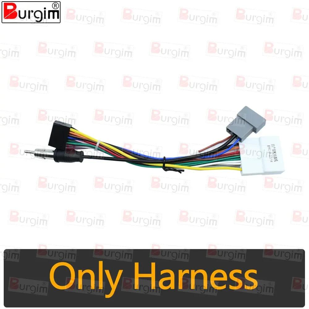 Car Radio Fascias Frame For Nissan Note Versa 2011 10 inch 2DIN Stereo Panel Wiring Harness Power Cable Adapter Connector Only cable